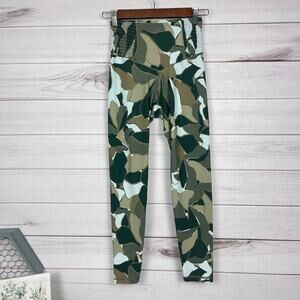 Aerie Offline Real Me‎ 7/8 Smocked Legging Dusty Seafoam